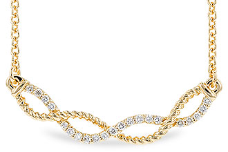 A291-83324: NECKLACE .12 TW (18")