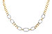 A291-84224: NECKLACE 1.12 TW (17")(INCLUDES BAR LINKS)