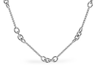 A291-87879: TWIST CHAIN (20IN, 0.8MM, 14KT, LOBSTER CLASP)
