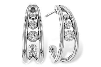 A291-89660: EARRINGS .16 TW