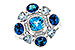 A292-76015: LDS RG 3.19 TW BLUE TOPAZ 3.25 TGW