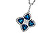 A292-77833: NECKLACE 2.79 LONDON BLUE TOPAZ 2.85 TGW