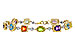 A292-81497: BRACELET 4.63 SEMI-PREC (AMY,BT,CIT,PER) 5.05 TGW