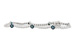 B206-37869: BRACELET .93 BLUE DIAS 1.62 TW