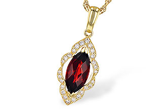 B290-98742: NECK 1.25 GARNET 1.36 TGW