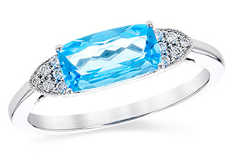 B291-82369: LDS RG 1.44 BLUE TOPAZ 1.52 TGW