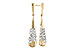 B291-86942: EARRINGS .20 TW BAGUETTE DIAS