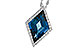 B291-88797: NECK 3.04 LONDON BLUE TOPAZ 3.20 TGW