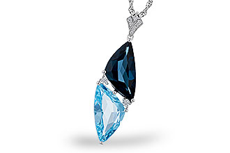B292-75142: NECK 6.87 BLUE TOPAZ 6.97 TGW