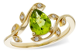 B292-75160: LDS RG 1.16 PERIDOT 1.22 TGW (8x6MM PER)