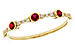 B292-76051: LDS WED RG .15 RUBY .24 TGW