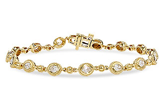 B292-80624: BRACELET 1.25 TW OVAL DIAS (7")