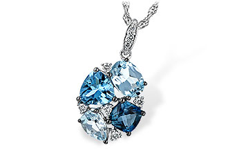 C207-28733: NECK 2.60 BLUE TOPAZ 2.70 TGW