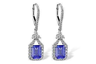 C208-18778: EARR 1.60 TW TANZANITE 2.08 TGW