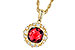 C291-84224: NECK 1.70 GARNET 1.85 TGW