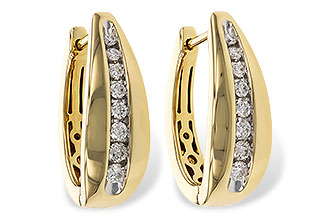 C291-90560: EARRINGS .40 TW