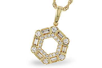 C292-74206: NECKLACE .14 TW BAG .50 TW