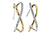 C292-75169: EARRINGS .50 TW