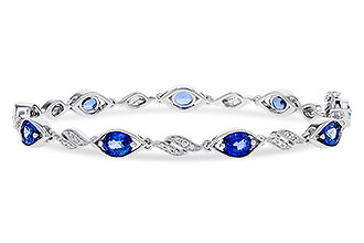 C292-75178: BRACELET 4.02 SAPPHIRE 4.26 TGW (7")