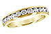 D206-44242: LDS WED RG .75 TW (12 STONES)