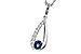 D292-78733: NECKLACE .38 SAPP .54 TGW (5x4 SAPP)