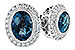 E207-28742: EARR 1.76 LONDON BLUE TOPAZ 2.01 TGW