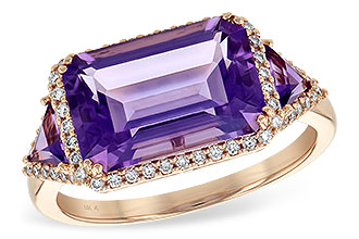 E208-19678: LDS RG 3.48 TW AMETHYST 3.70 TGW (12x8MM)