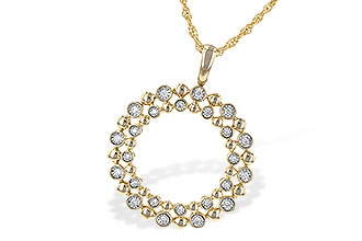 E208-23287: NECKLACE .12 TW