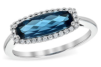 E208-23351: LDS RG 1.79 LONDON BLUE TOPAZ 1.90 TGW