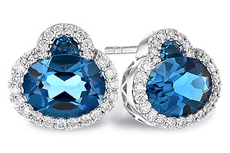 E290-97851: EARR 2.60 TW LONDON BLUE TOPAZ 2.81 TGW