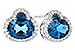 E290-97851: EARR 2.60 TW LONDON BLUE TOPAZ 2.81 TGW