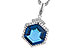 E291-86060: NECK 3.94 TW LONDON BLUE TOPAZ 4.12 TGW