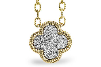 E291-90596: NECKLACE .32 TW (18")