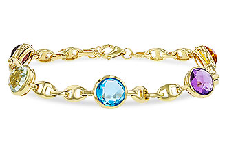 E292-76951: BRACELET 7.09 TW SEMI-PREC (GT,CIT,AMY,G.AMY,BT)