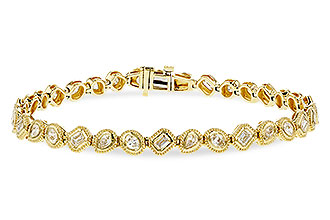 E292-80615: BRACELET 2.15 TW FANCY CUT DIAMONDS