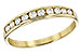 F110-96978: LDS WED RG .25 TW (10 STONES)