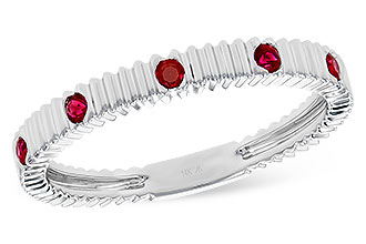 F290-92387: LDS WED RG .12 RUBY TW