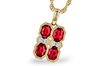 F291-84233: NECK 1.70 RUBY 1.82 TGW