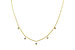 F291-89687: NECKLACE .19 TW (18")