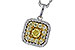 F292-76960: NECK .23 FANCY YELLOW DIAMONDS .65 TW