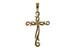 G024-58769: CROSS PENDANT .01 BR