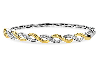 G207-32414: BANGLE BRACELET .42 TW