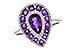 G291-89705: LDS RG 1.14 TW AMETHYST 1.22 TGW