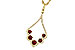 G291-90596: NECK .34 RUBY .53 TGW