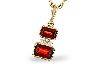 G292-75151: NECK .98 TW GARNET 1.01 TGW