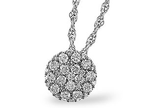 G292-76005: NECKLACE .25 TW