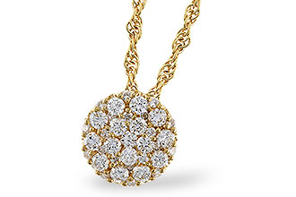G292-76005: NECKLACE .25 TW