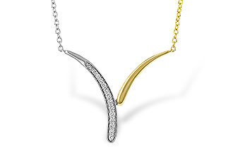 G292-77887: NECKLACE .12 TW (18")