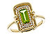 G292-81469: LDS RG .72 PERIDOT .84 TGW (8x4MM PER)