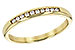 H204-55151: LDS WED RG .10 TW (10 STONES)